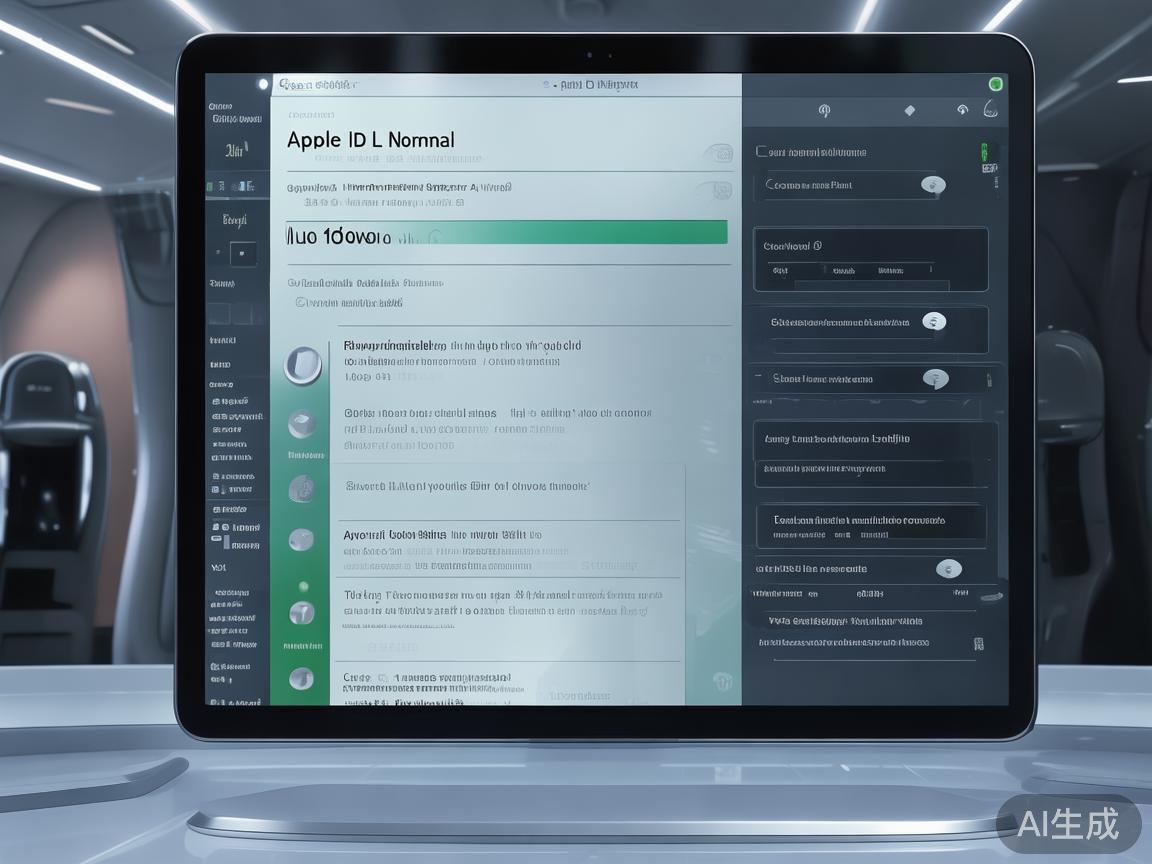 确认Apple&nbsp;ID状态：确保Apple&nbsp;ID登录